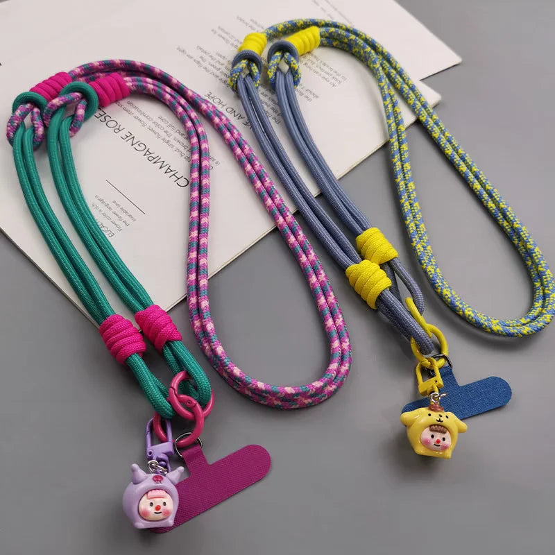 3-in-1 Handy-Umhängeband mit Handschlaufe & Clip