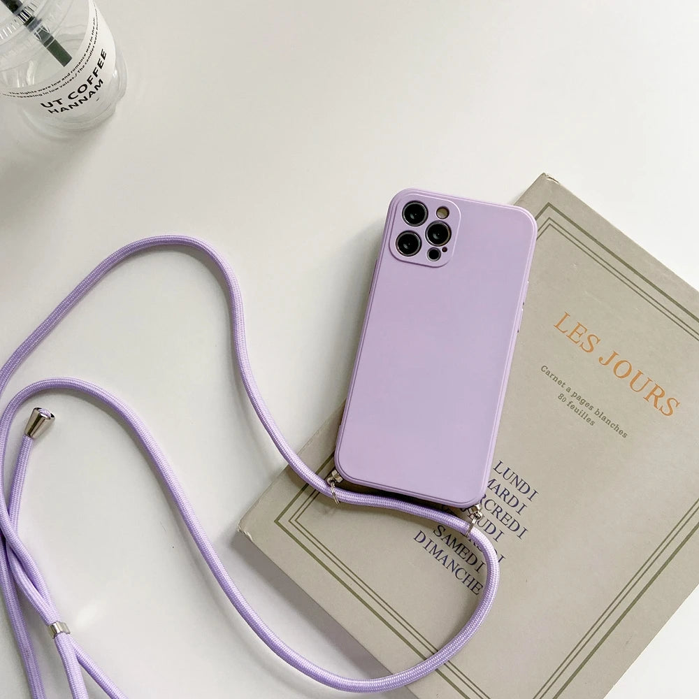 Verstellbare Handyhülle mit Lanyard für Galaxy A-Serie