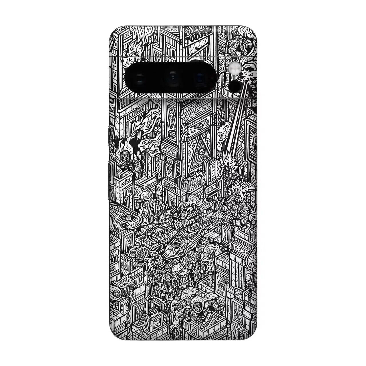 Bunte Aufkleber-Haut für Pixel 9–6 Pro