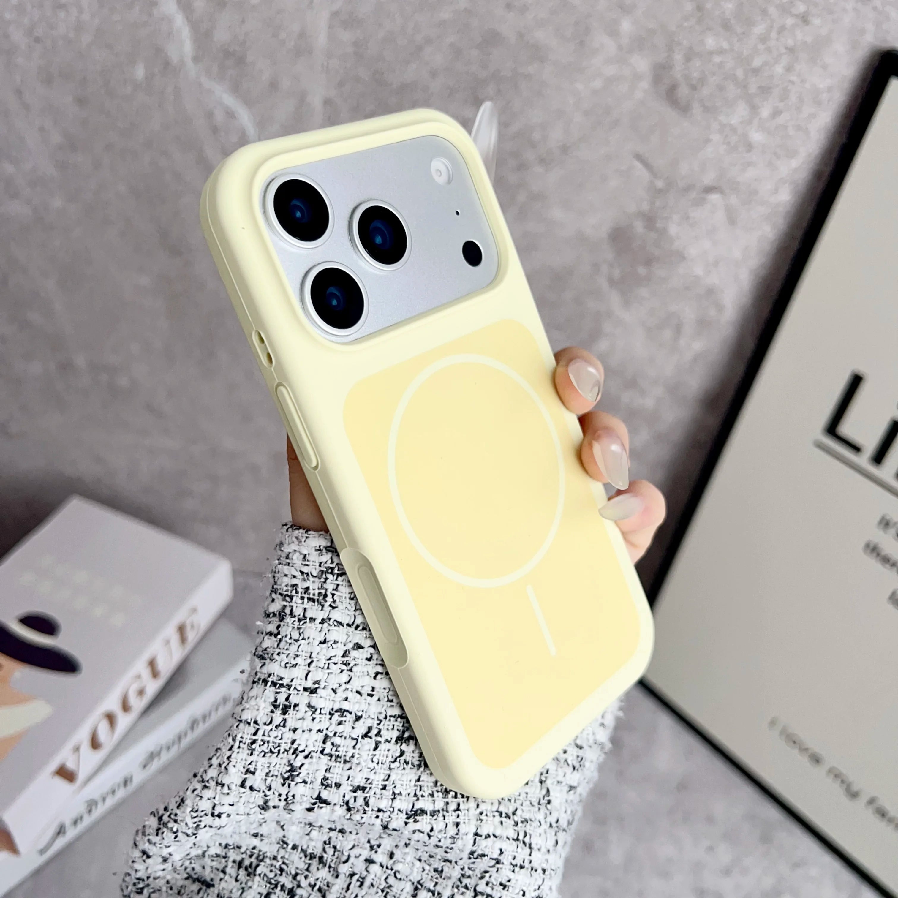 Silikon Hülle für iPhone 17 Pro Max Magsafe