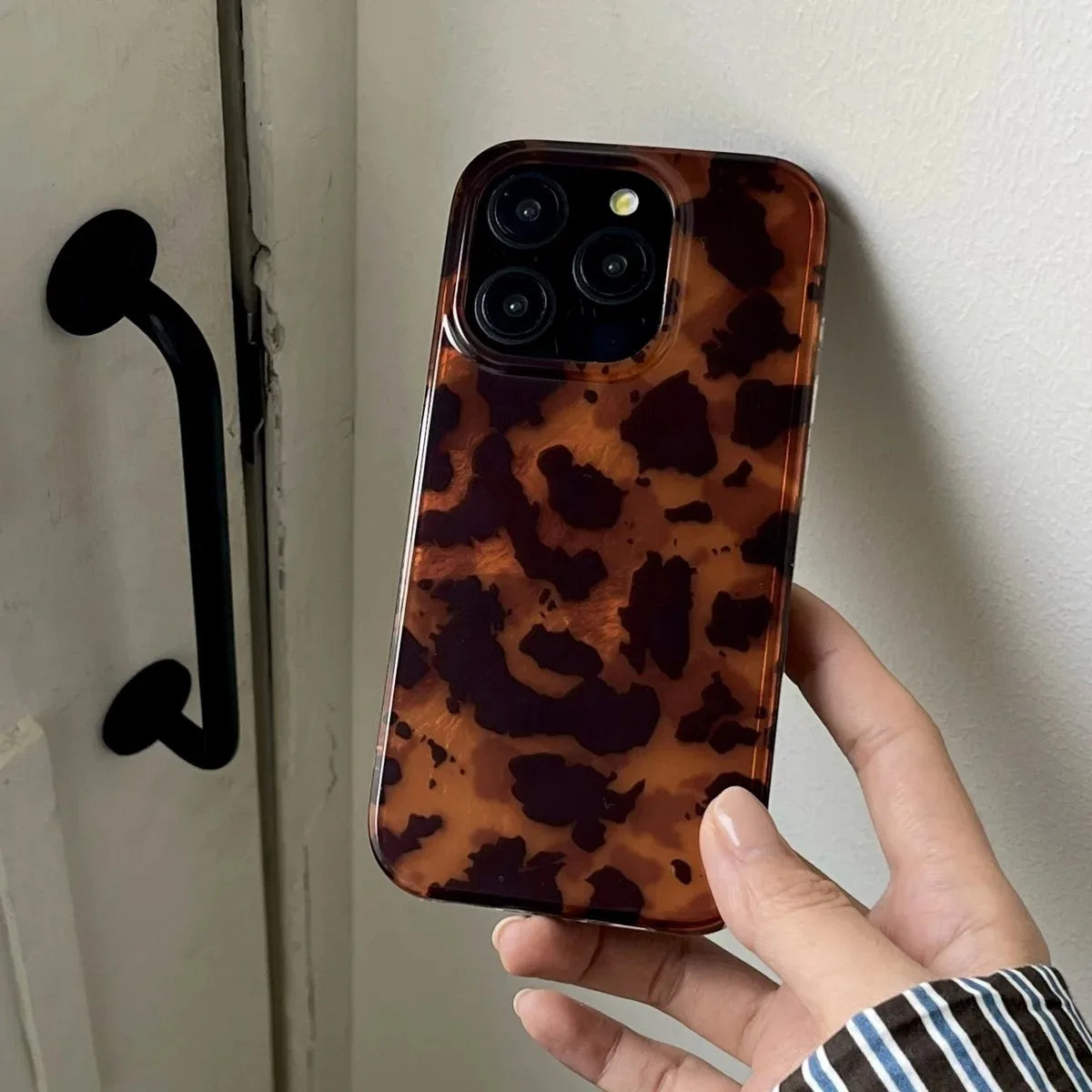 Retro Bernstein Hülle iPhone 7-16 Pro