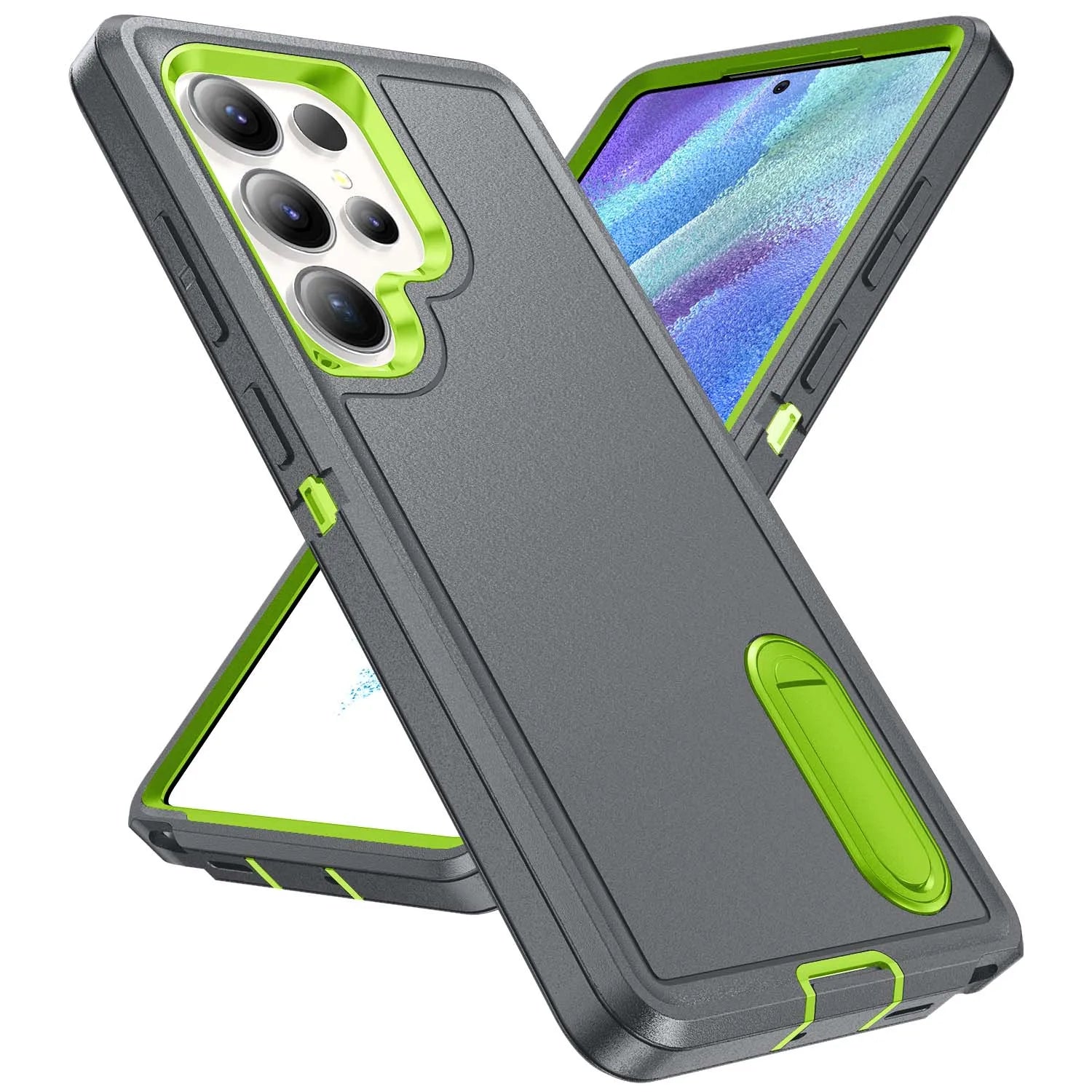 Robuste 3-in-1 Hülle mit Ständer für Galaxy S25–A56