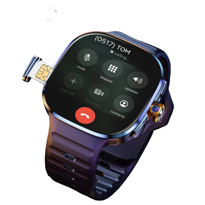 5G Smartwatch 2,4" AMOLED GPS Kamera 128GB Akku