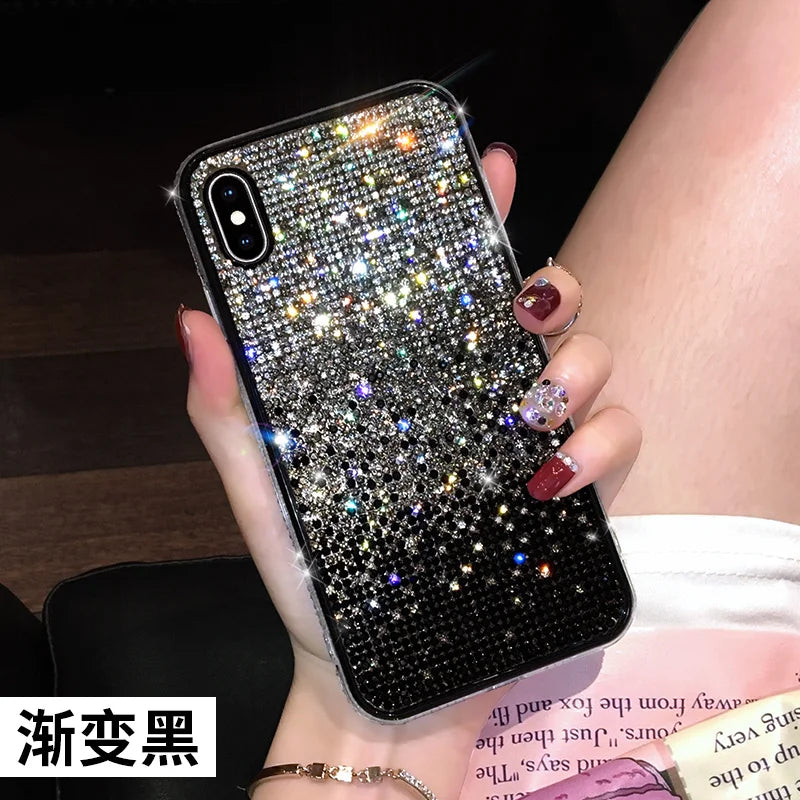 Glänzende Glitter Diamond Hülle für Samsung Luxus