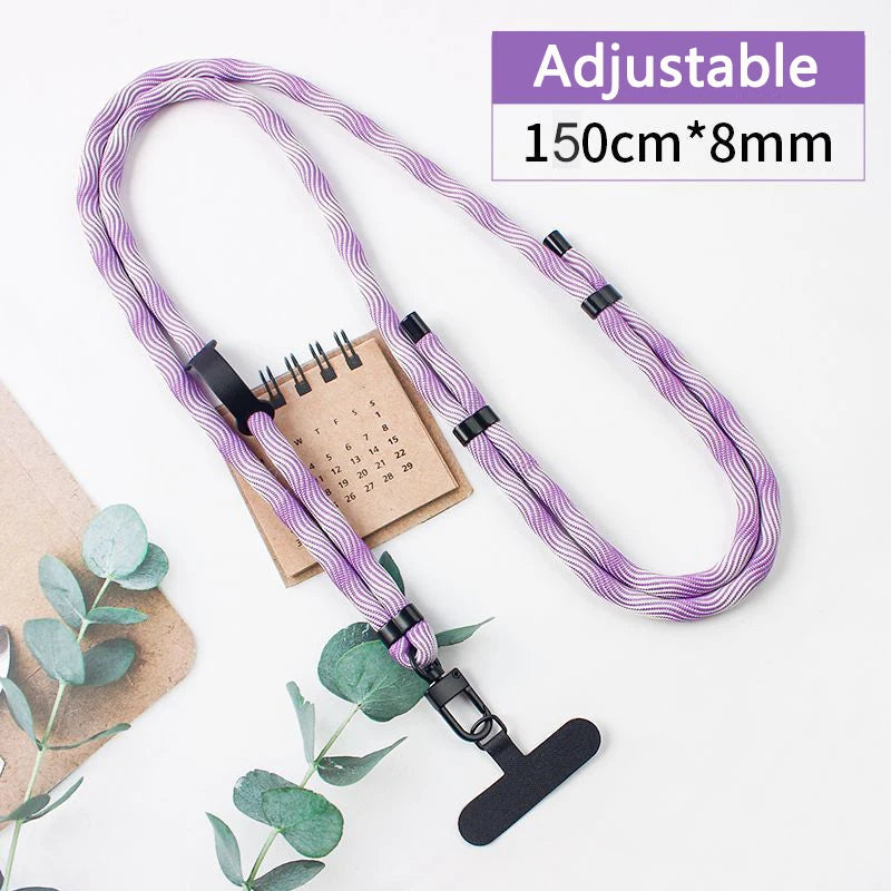 Verstellbares Handy-Lanyard mit Schultergurt