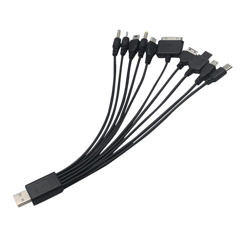 10-in-1 Multi-USB-Ladekabel für Handy & Tablet