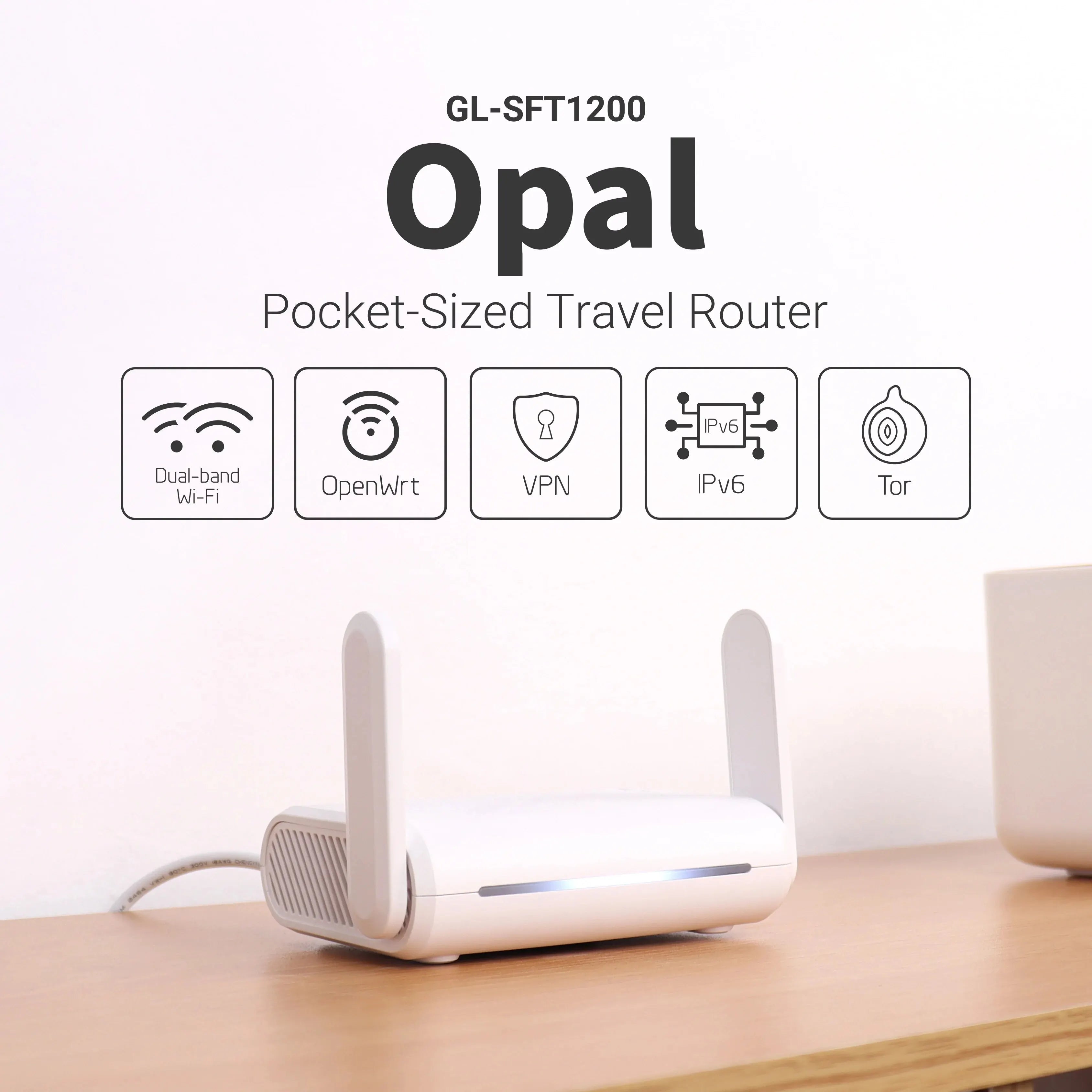 GL.iNet GL-SFT1200 Opal Reise WLAN Router AC1200