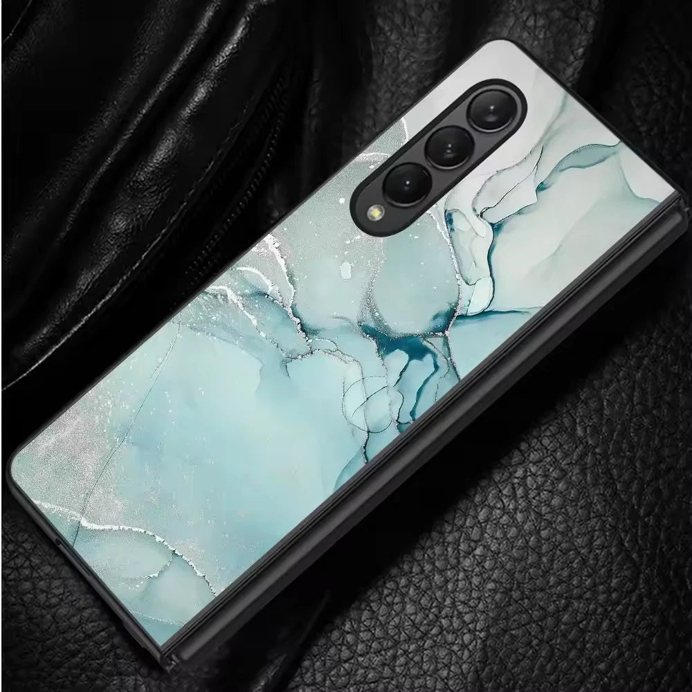 Granit-Marmorhülle für Galaxy Z Fold