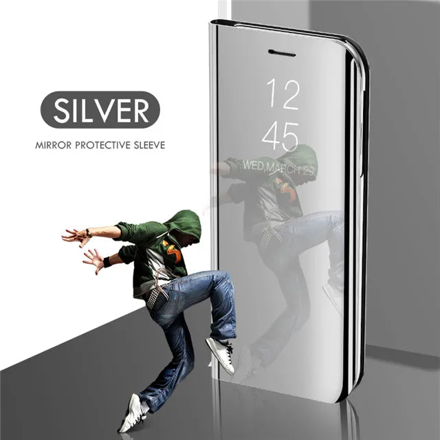 Luxuriöse Leder-Spiegelhülle Xiaomi