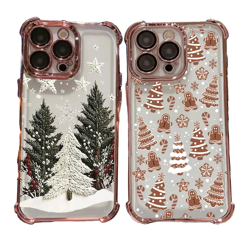 Pixel 10 9 8 Huelle Silikon Transparent Cartoon Muster Schutz