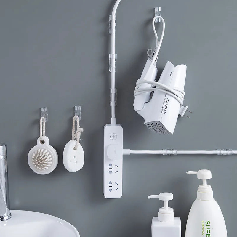 Selbstklebende Kabelclips USB 6 Stück Organizer