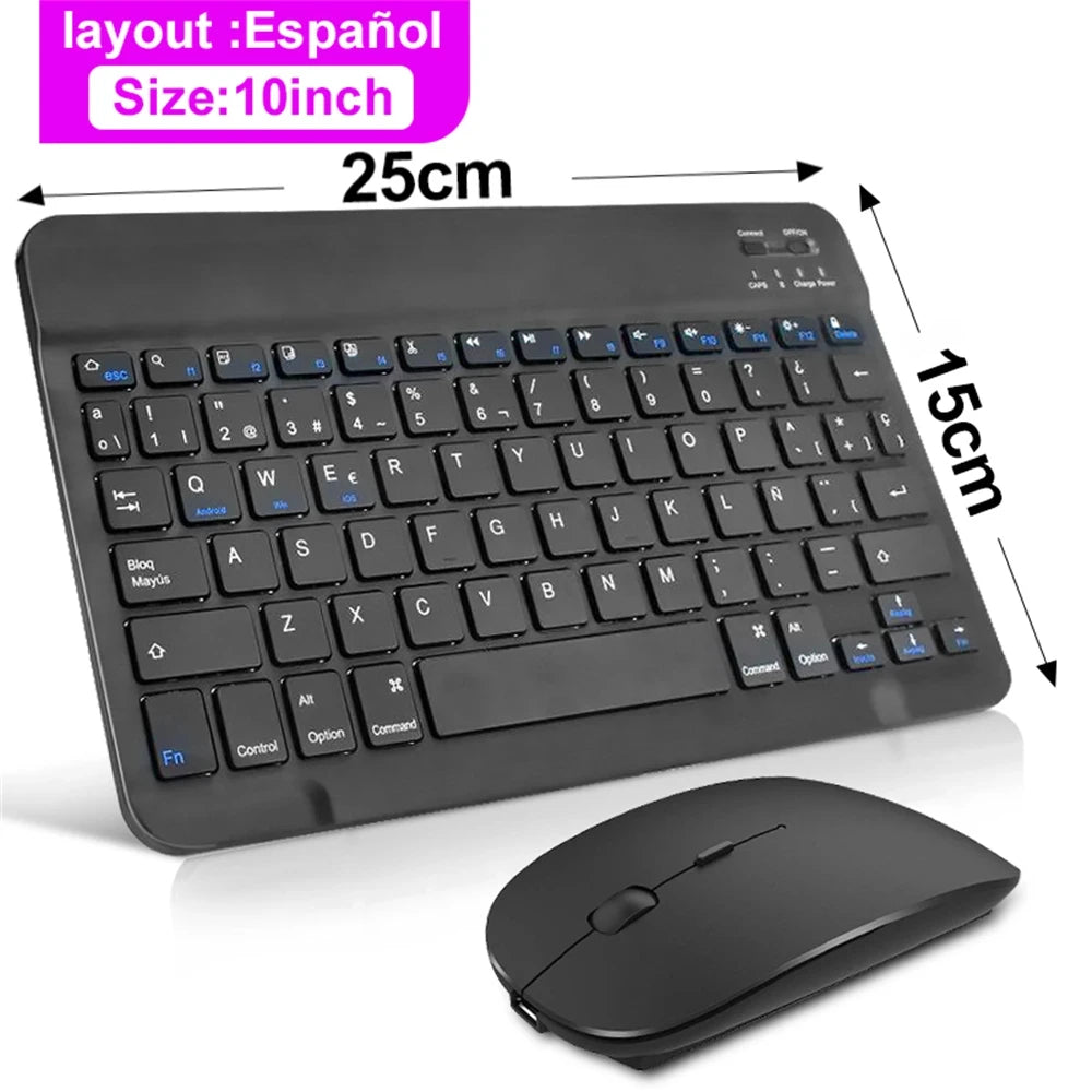 Bluetooth Tastatur Maus für Tablet & iPad