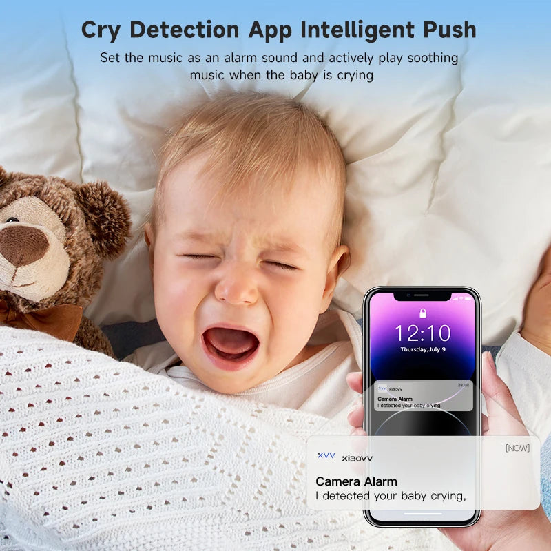 4MP WiFi Baby Monitor Kamera mit Zwei-Wege-Audio