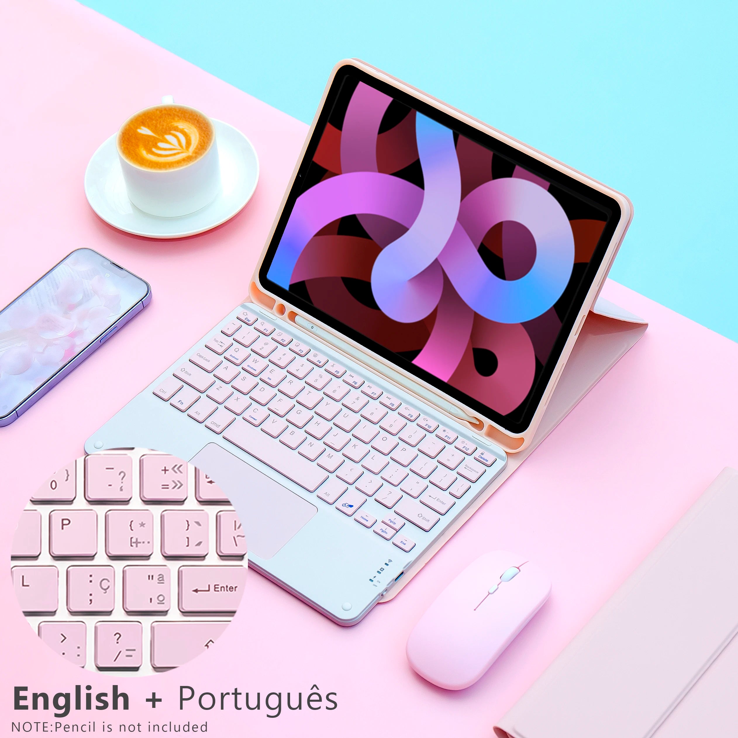 Magische Tastatur & Maus für iPad-Hülle