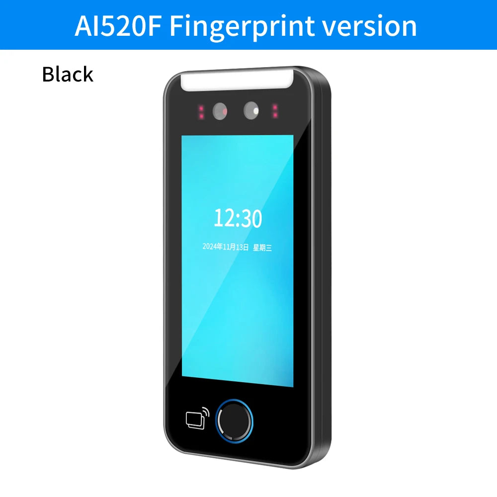 5" AI Face Recognition &amp; Fingerprint Terminal WiFi
