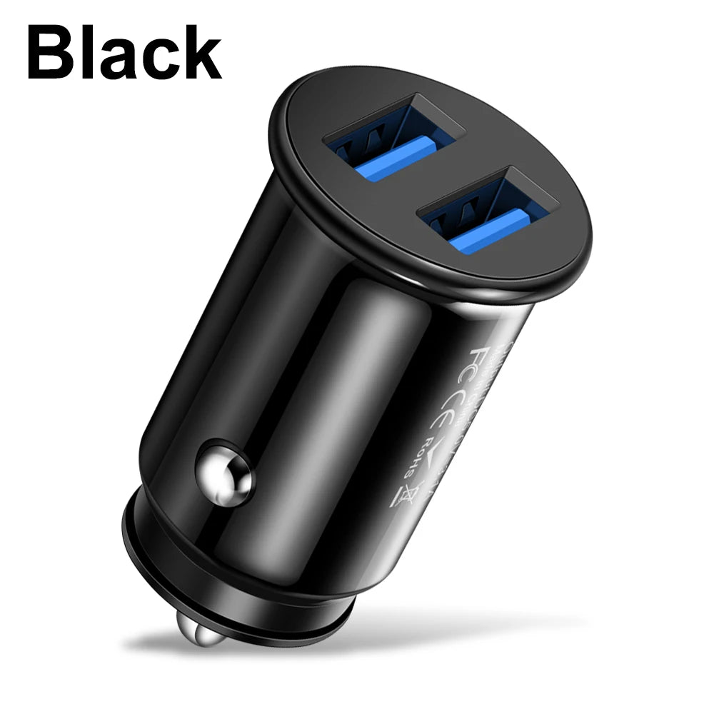 3,1 A Mini 2-Port USB Autoladegerät Typ C PD
