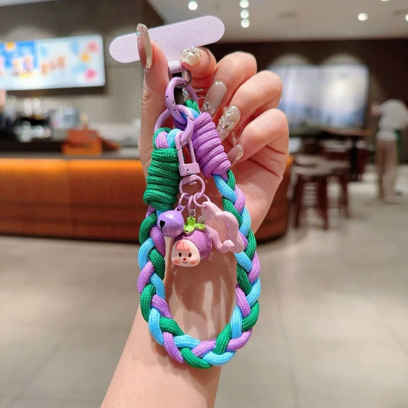 Kreative Cartoon-Handykette mit Obst-Motiv kurz