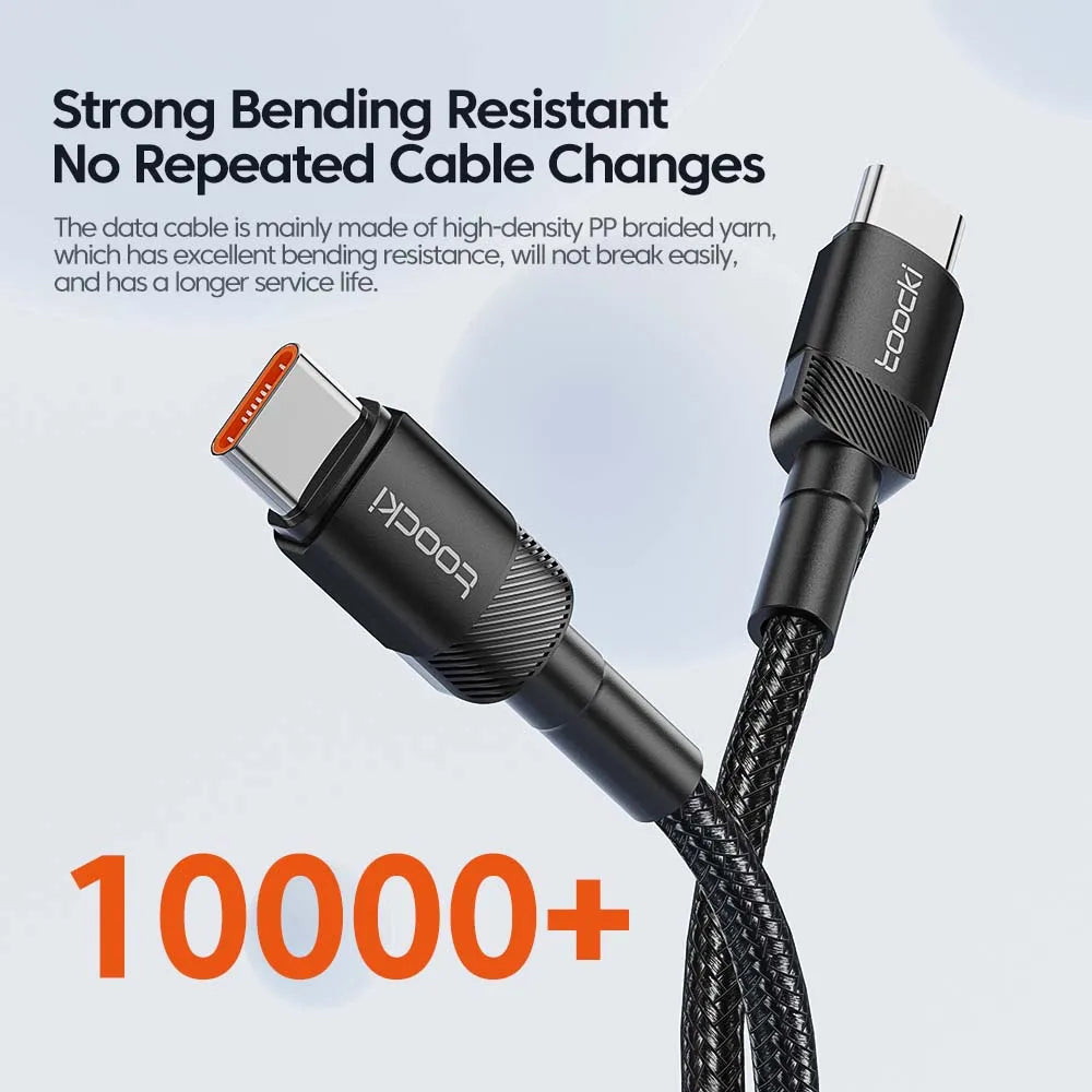 Toocki 100W Typ-C Schnellladekabel