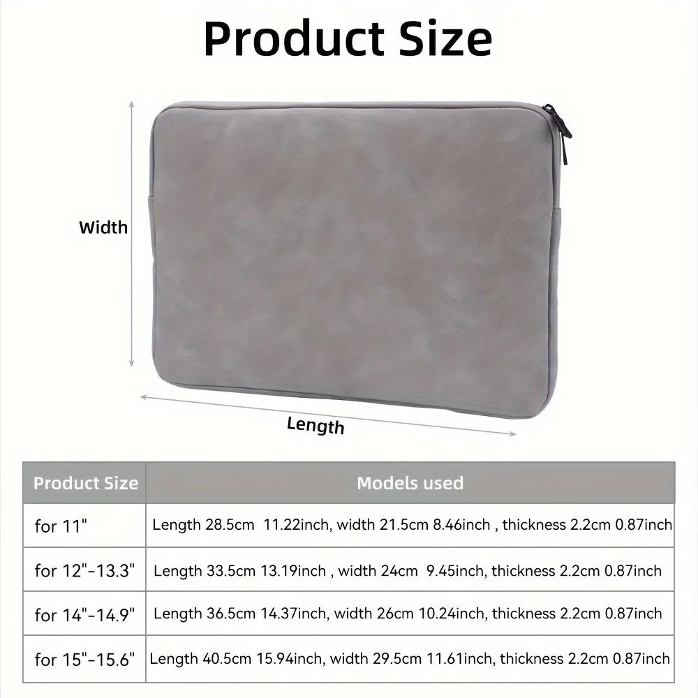 PU Leder Laptop Hülle 11–15 Zoll