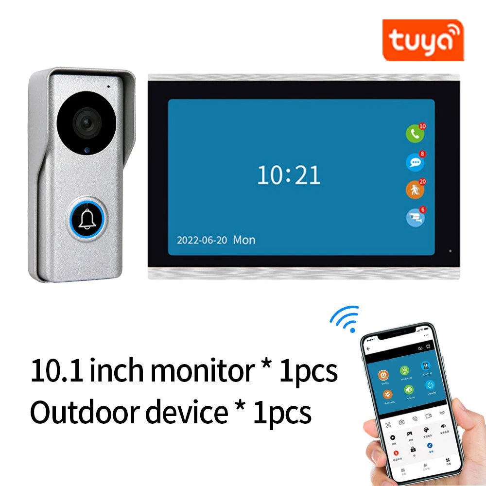 Tuya WiFi Video Doorbell with 1080P IP Intercom