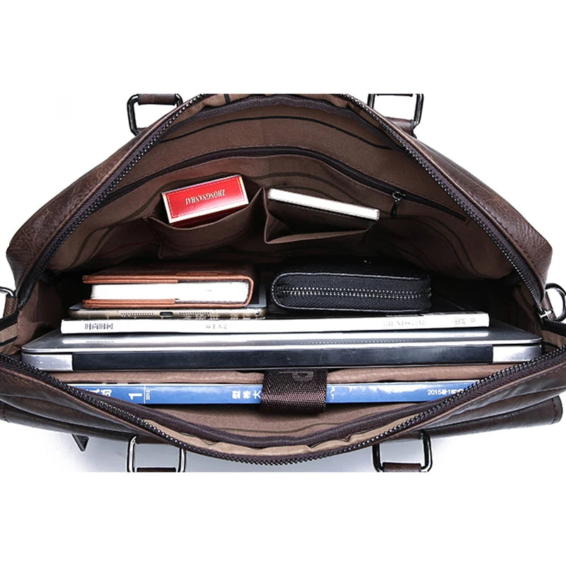 Große Aktentasche mit vielen Taschen