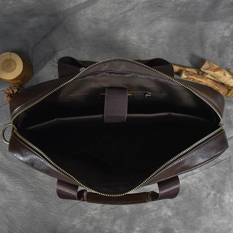 Aktentasche Leder für 15,6 Zoll Laptop