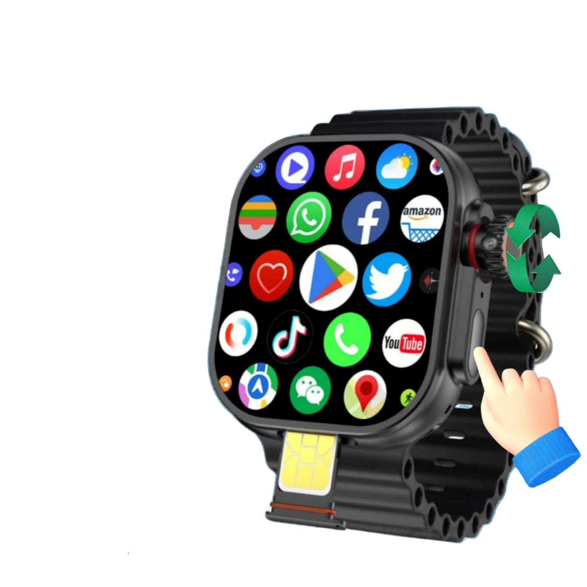 Ultra S10 Pro Smartwatch 4G/5G mit AMOLED & GPS