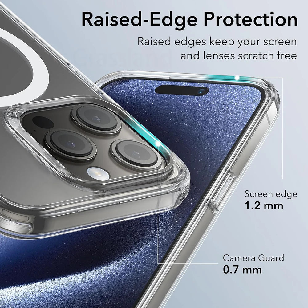 Luxuriöse transparente Stoßschutz-Hülle iPhone