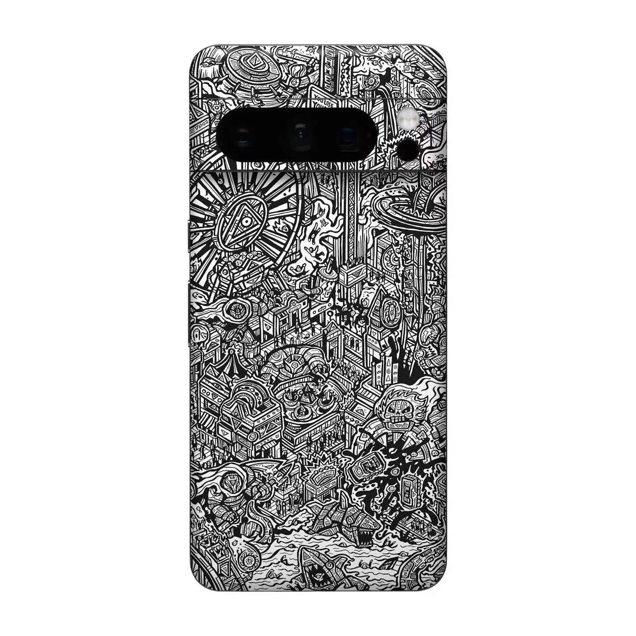 Bunte Aufkleber-Haut für Pixel 9–6 Pro