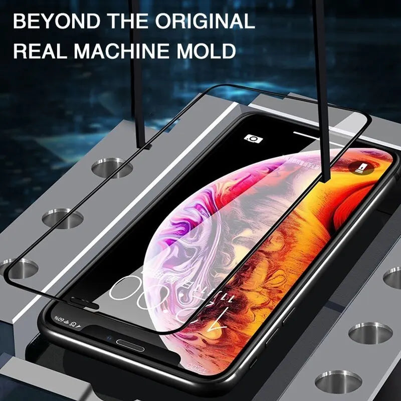 4 Stück Full-Cover iPhone Glas