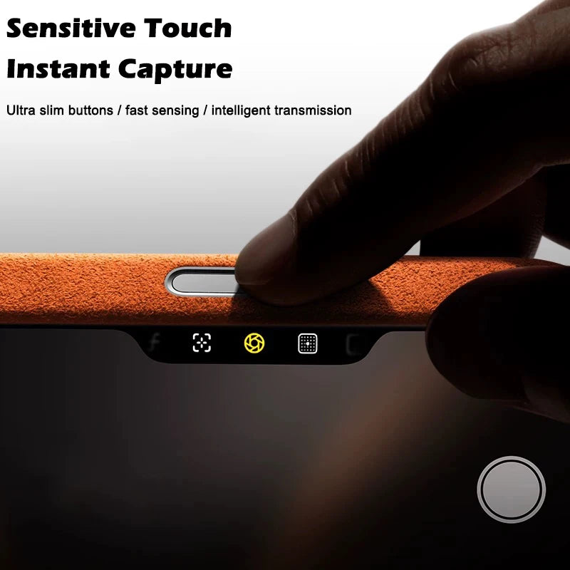 Premium Alcantara MagSafe case for iPhone 17