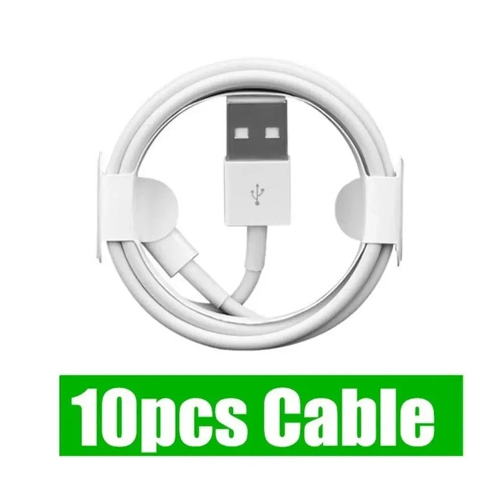 1m USB-A auf Lightning Ladekabel (10–50 Stk.)
