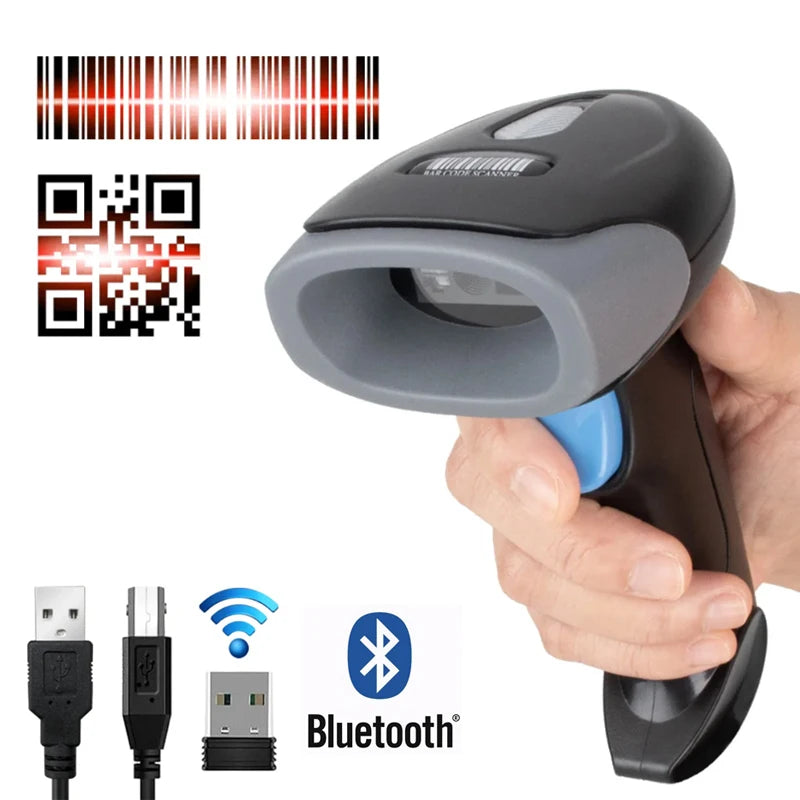 Schneller 1D/2D Barcode Scanner Bluetooth USB