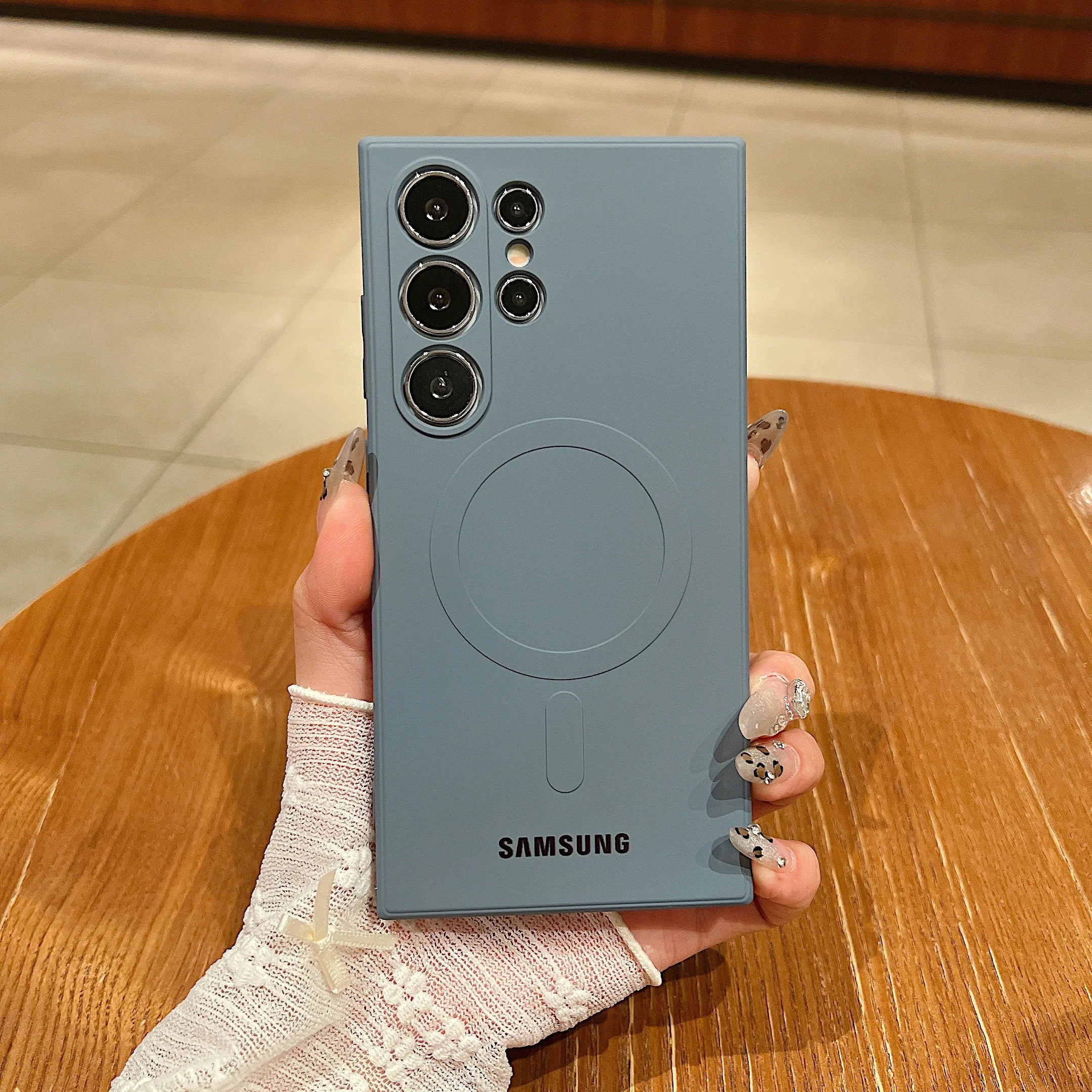 Luxus Silikon-Magnethülle Samsung