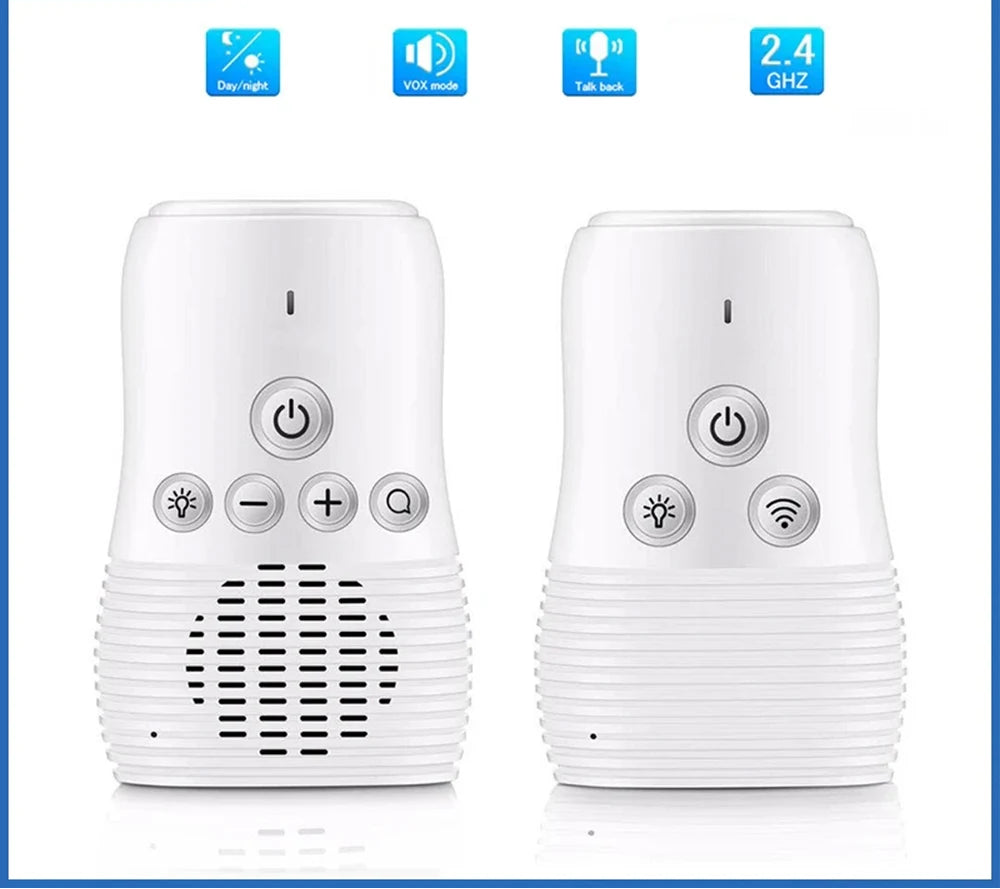 Portable 2.4G Wireless Baby Monitor with Two-Way Audio