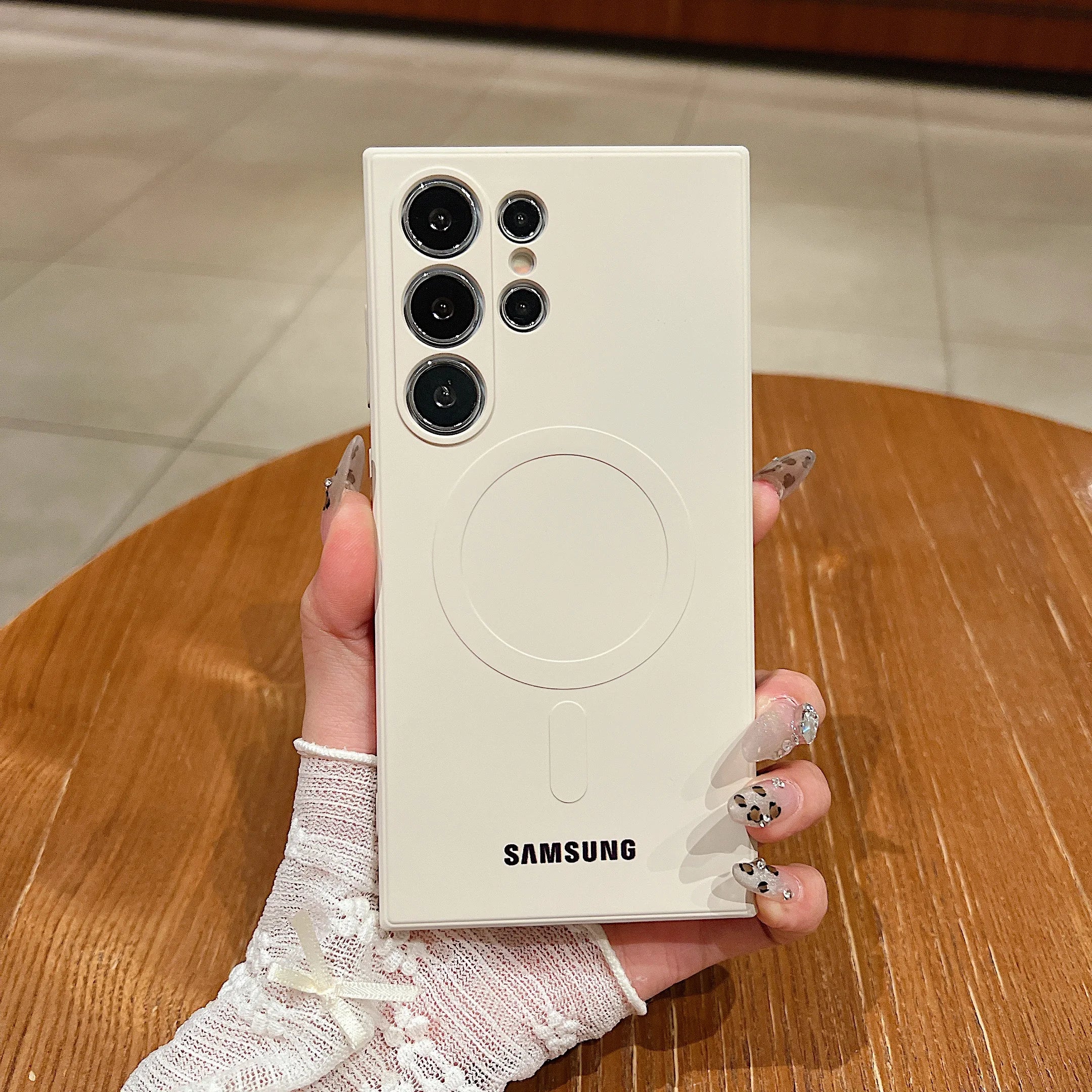 Luxus Silikon-Magnethülle Samsung
