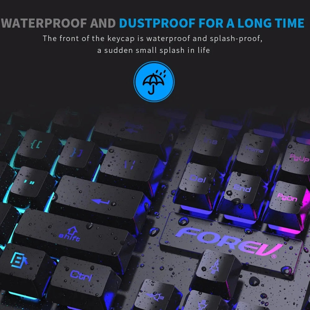 RGB Gaming Tastatur 104 Tasten