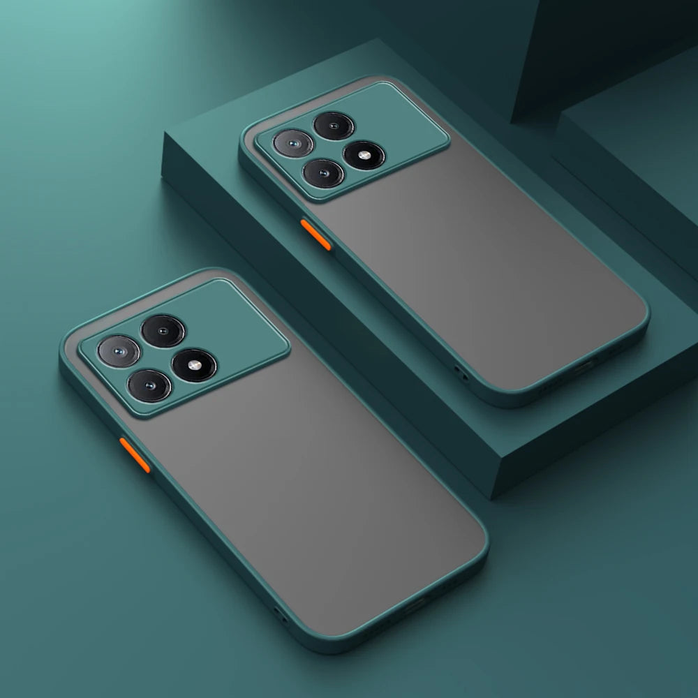 Matte stoßfeste Hülle für Xiaomi Poco Modelle