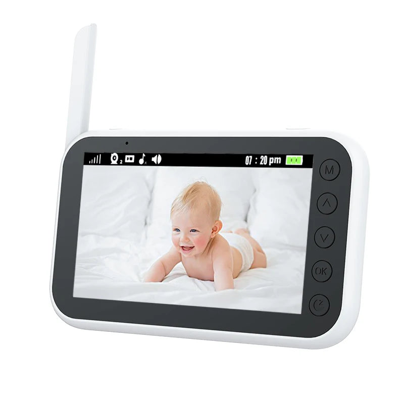 4.3 inch baby monitor with temperature monitoring