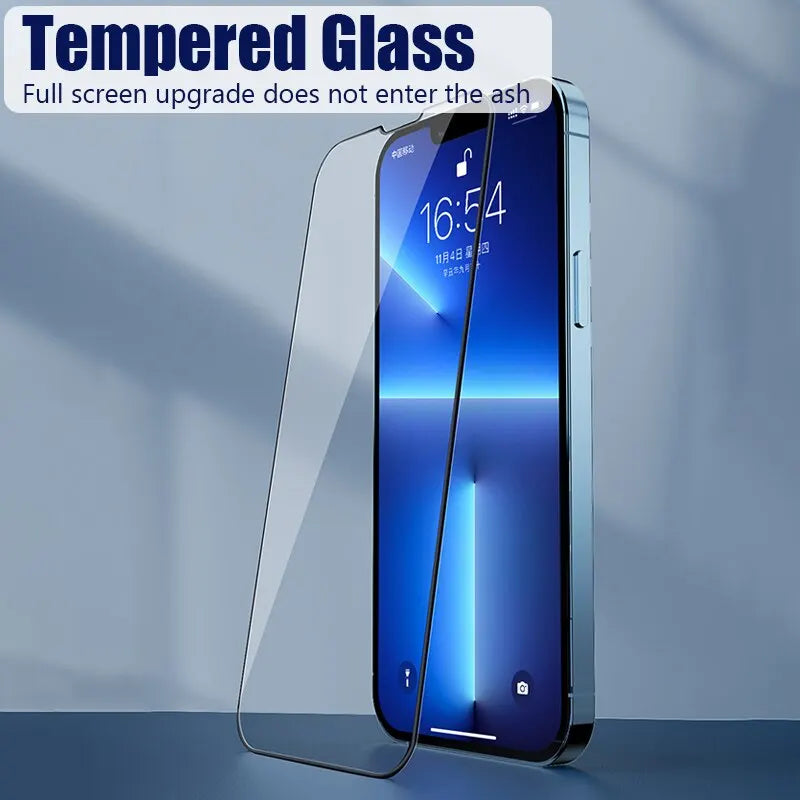 4 Stück Full-Cover iPhone Glas