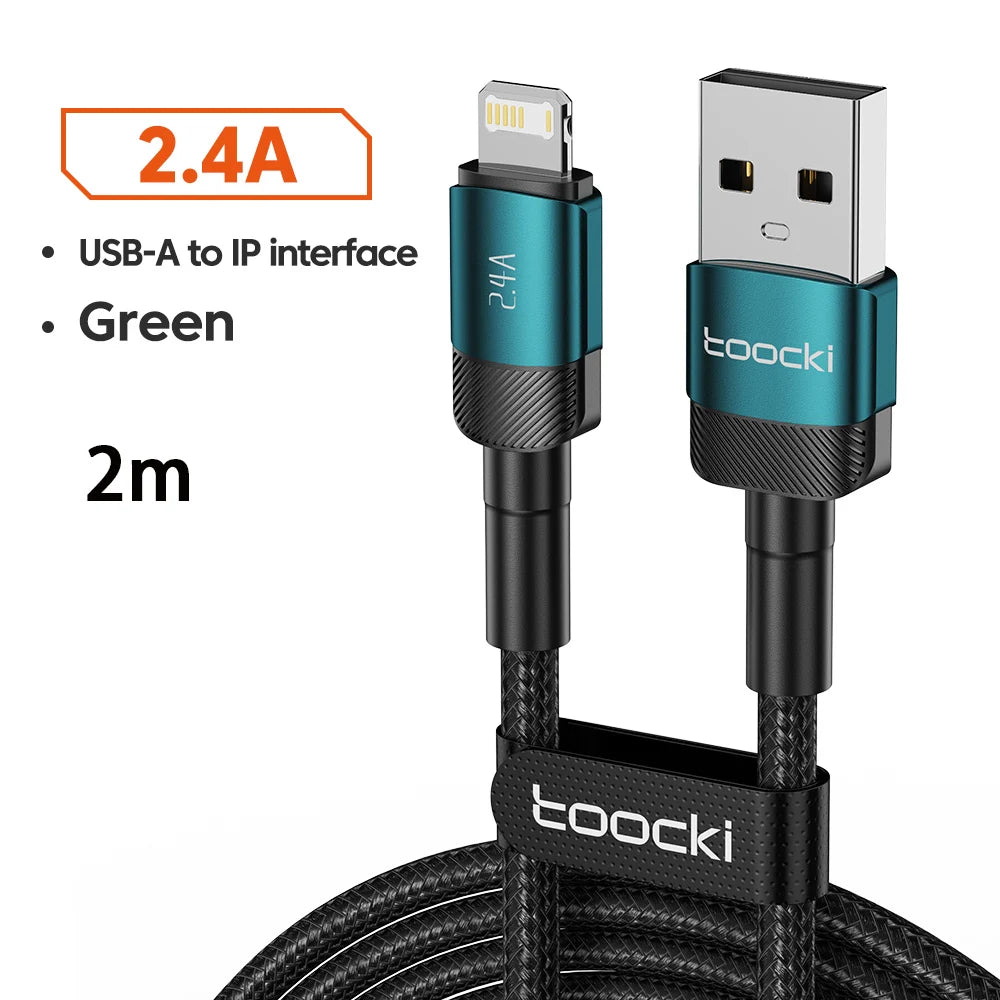Toocki USB Schnellladekabel für iPhone