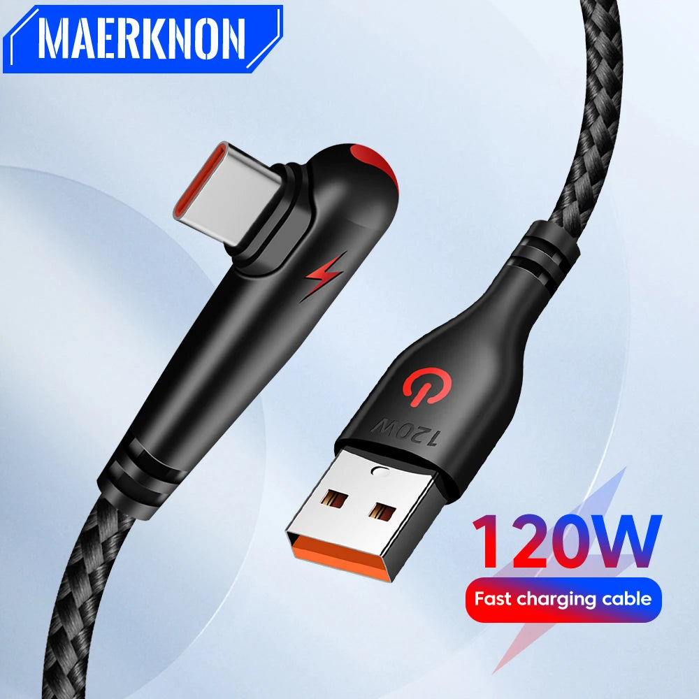 120W USB-C Schnellladekabel 6A