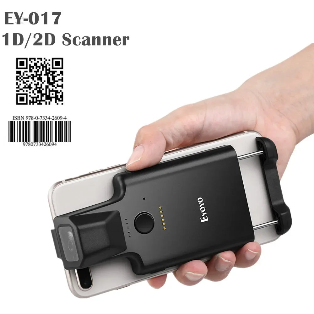 Portable 2D barcode scanner with USB &amp; Bluetooth