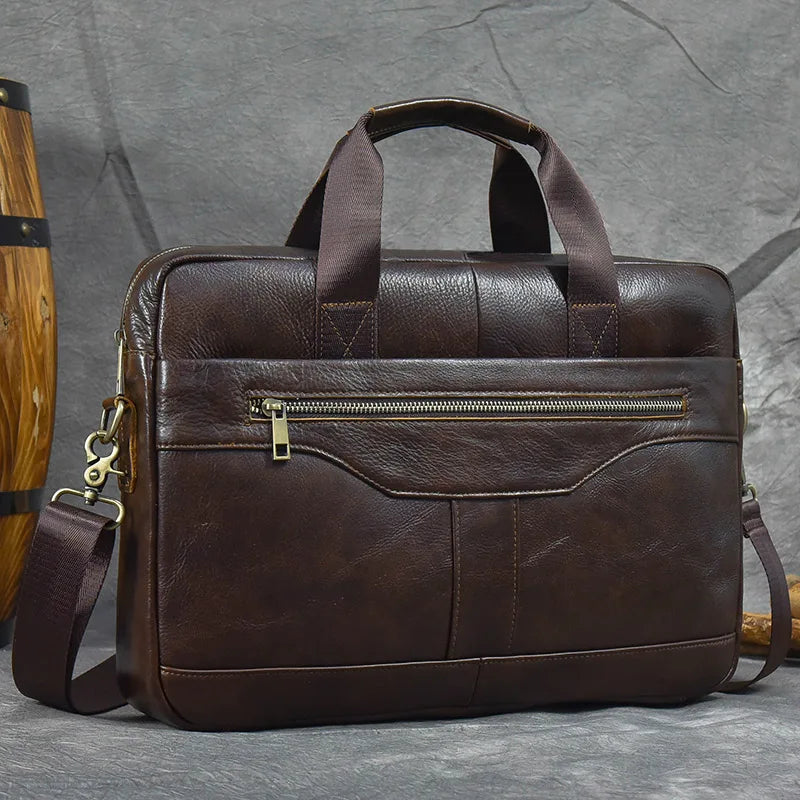 Aktentasche Leder für 15,6 Zoll Laptop
