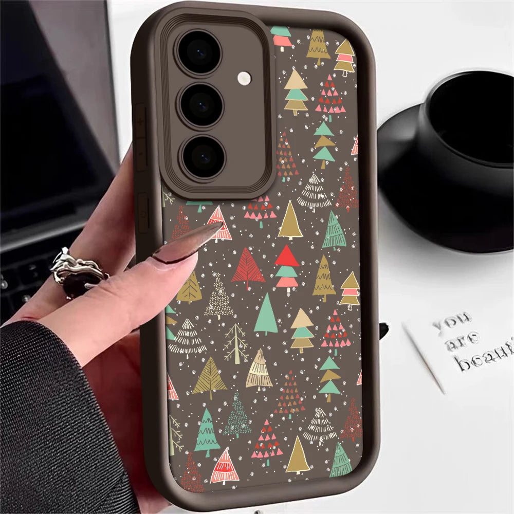 Silvester Weihnachtsmütze Handyhülle für Samsung S25