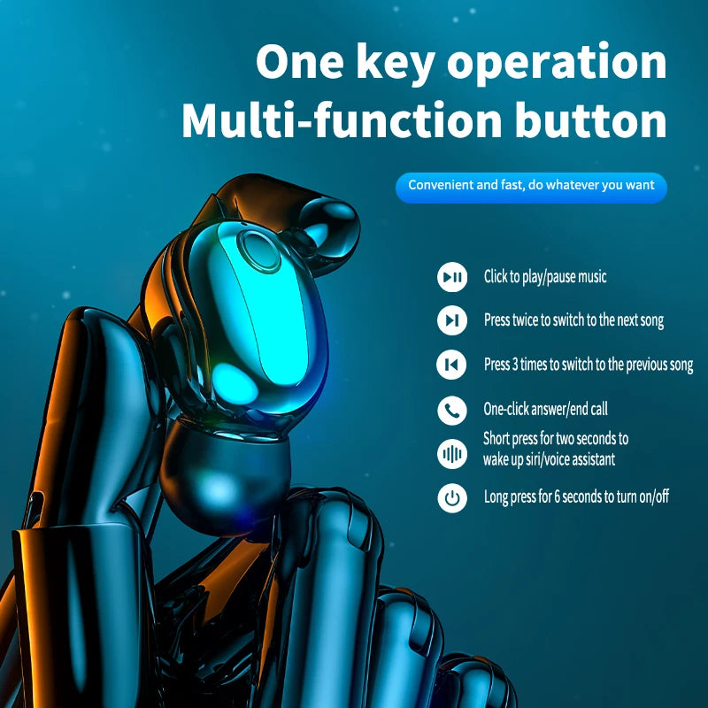 S9 Mini In-Ear Bluetooth Kopfhörer Unsichtbar Sport