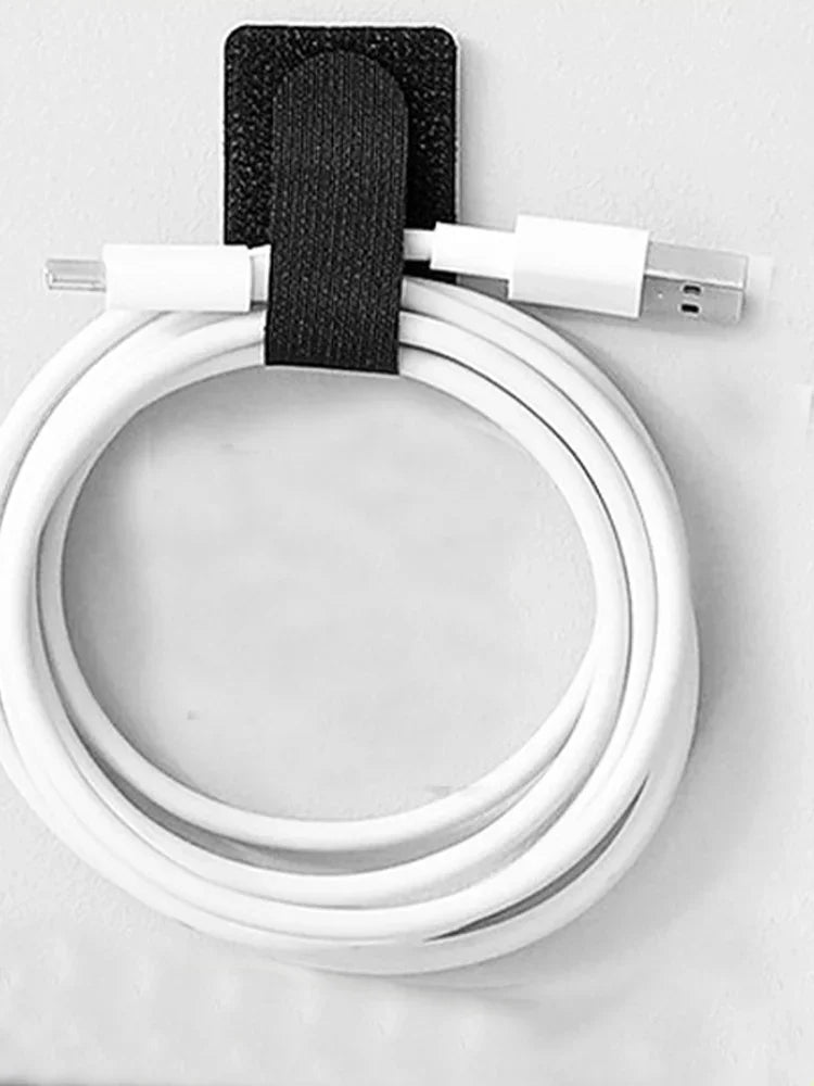 Wiederverwendbare Klett-Kabelbinder Organizer