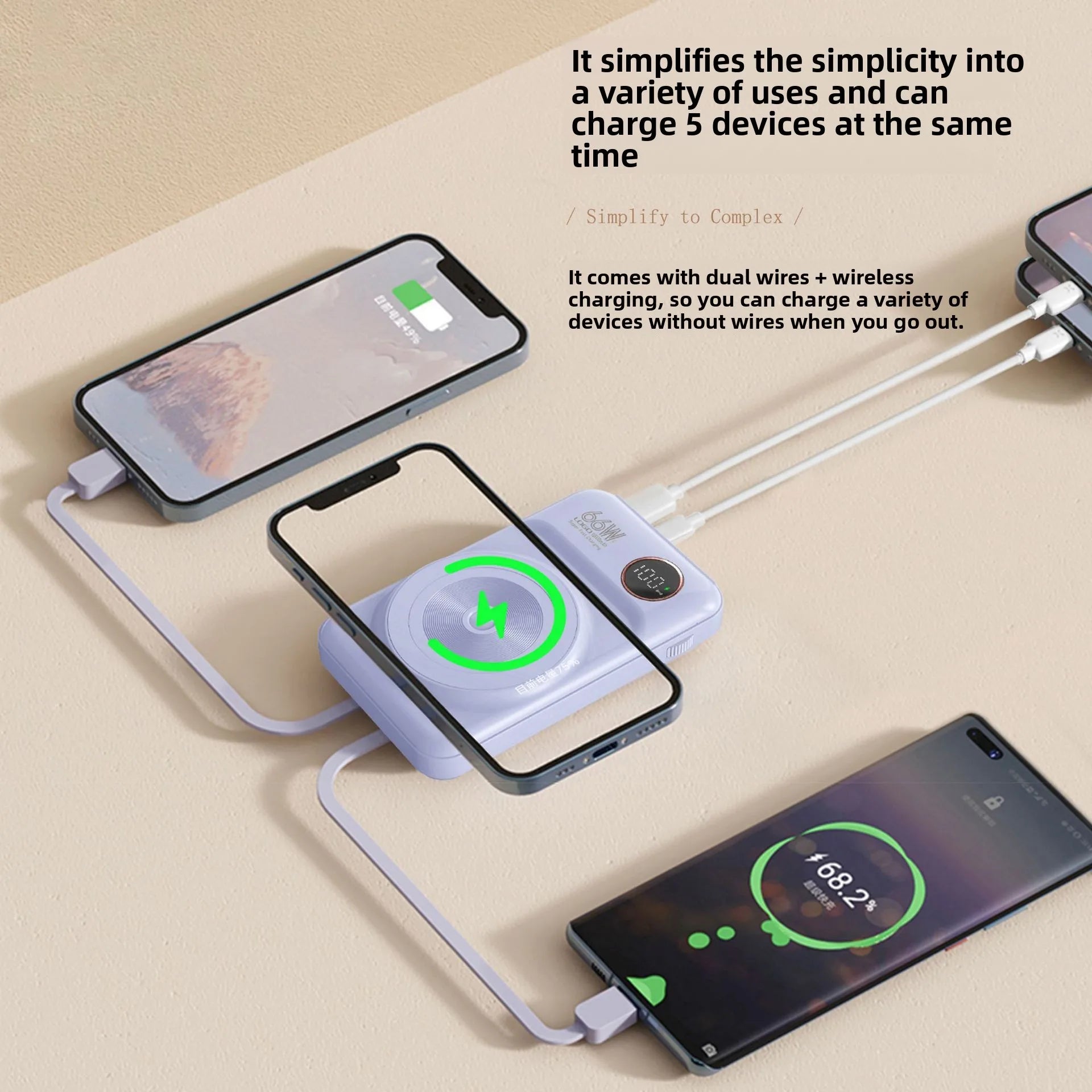 XIAOMI Magnetische Powerbank 20000mAh