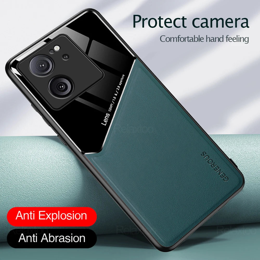 Plexiglas Lederhülle für Xiaomi 13T Pro