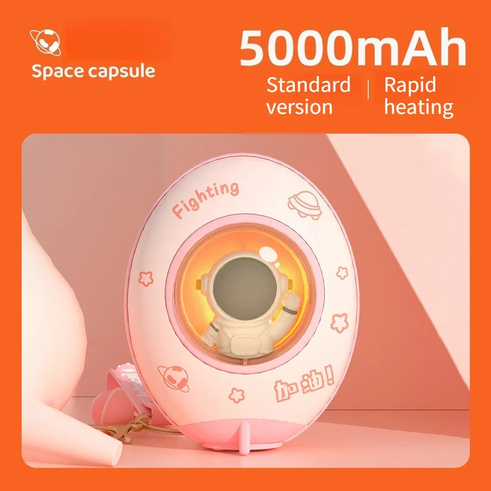 Tragbarer Handwärmer 5000mAh Powerbank Mit Licht